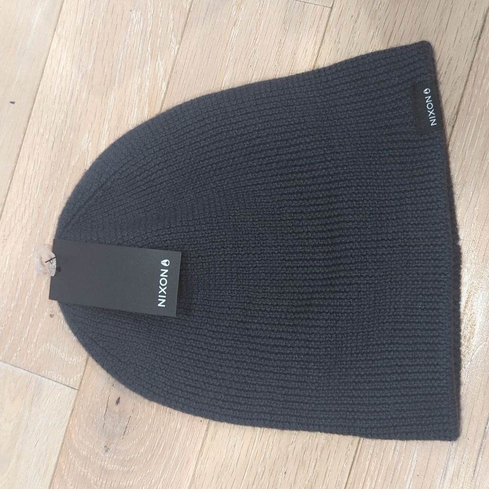 Nixon Black Knit Beanie
